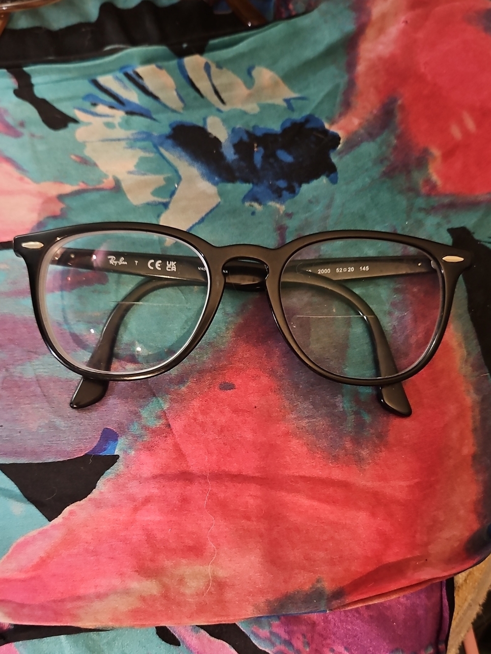 Ray-Ban RB 7159 Black Round Frames